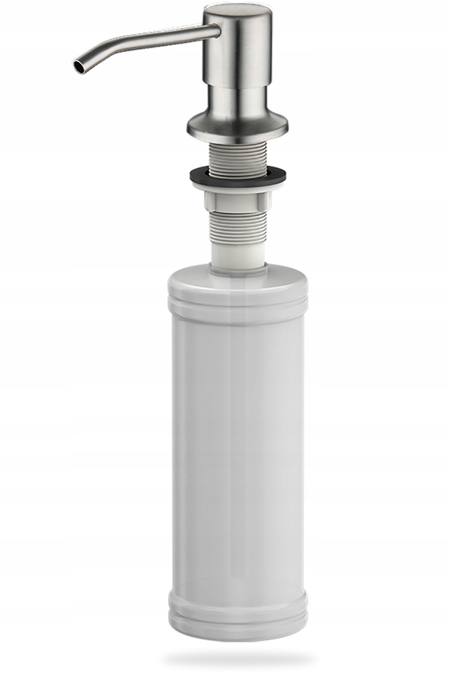 Quadron Dozownik Keira do płynu mydła do zlewozmywaka zlewu 320ml Stalowy