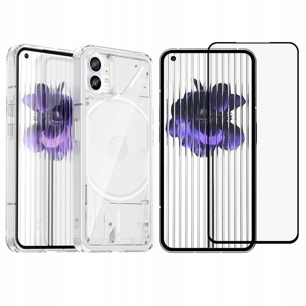 

Etui Hybrid Case do Nothing Phone 1 Szkło 3D
