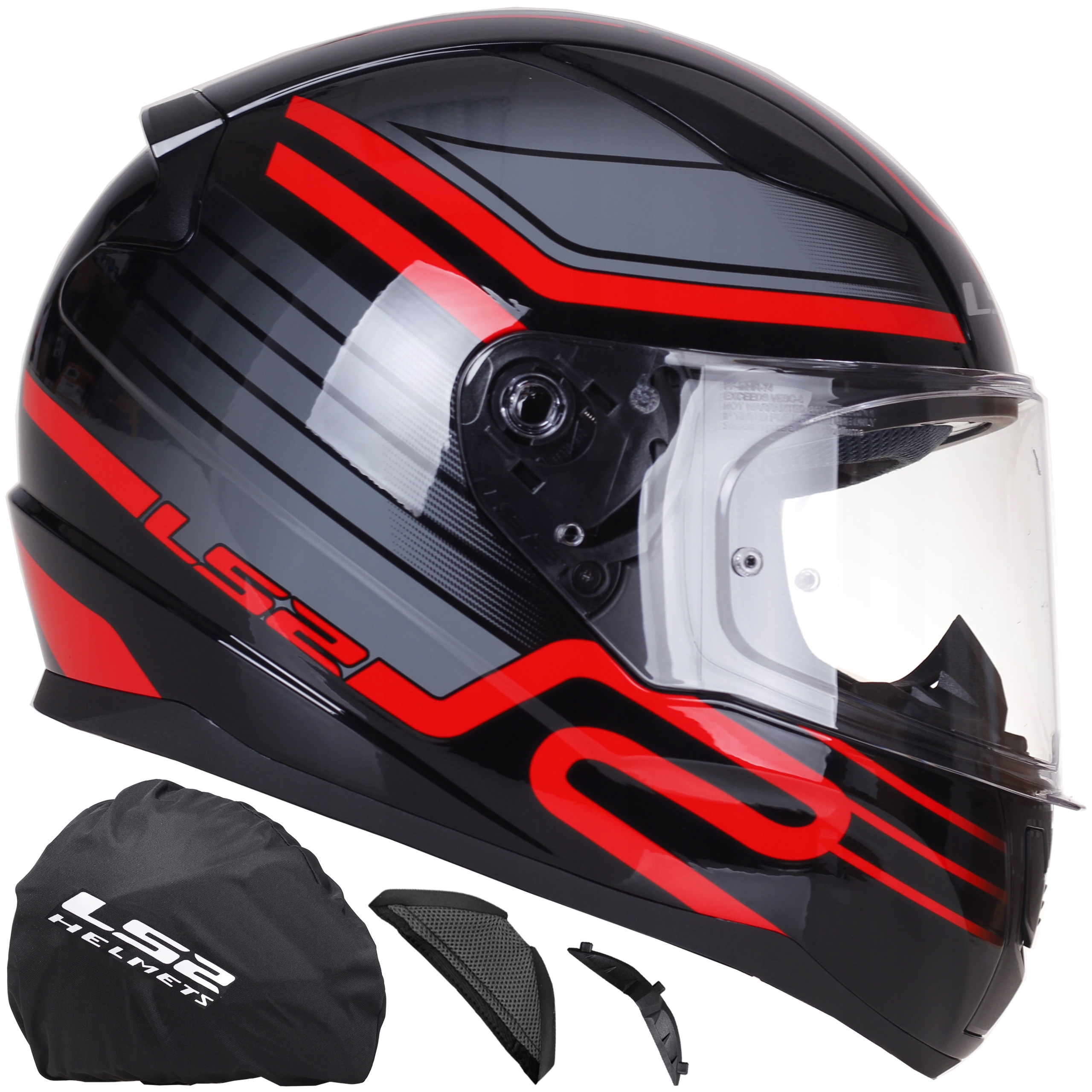 LS2 FF353 RAPID II KASK MOTOCYKLOWY CIRCUIT black