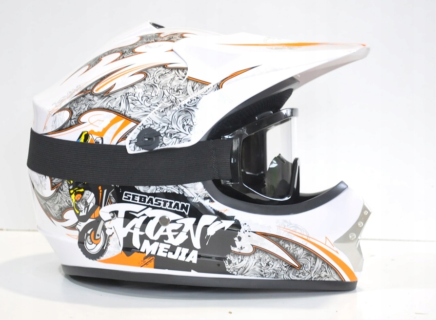 

Kask Dziecięcy Gogle Cross Quad Enduro Mtb 51-52