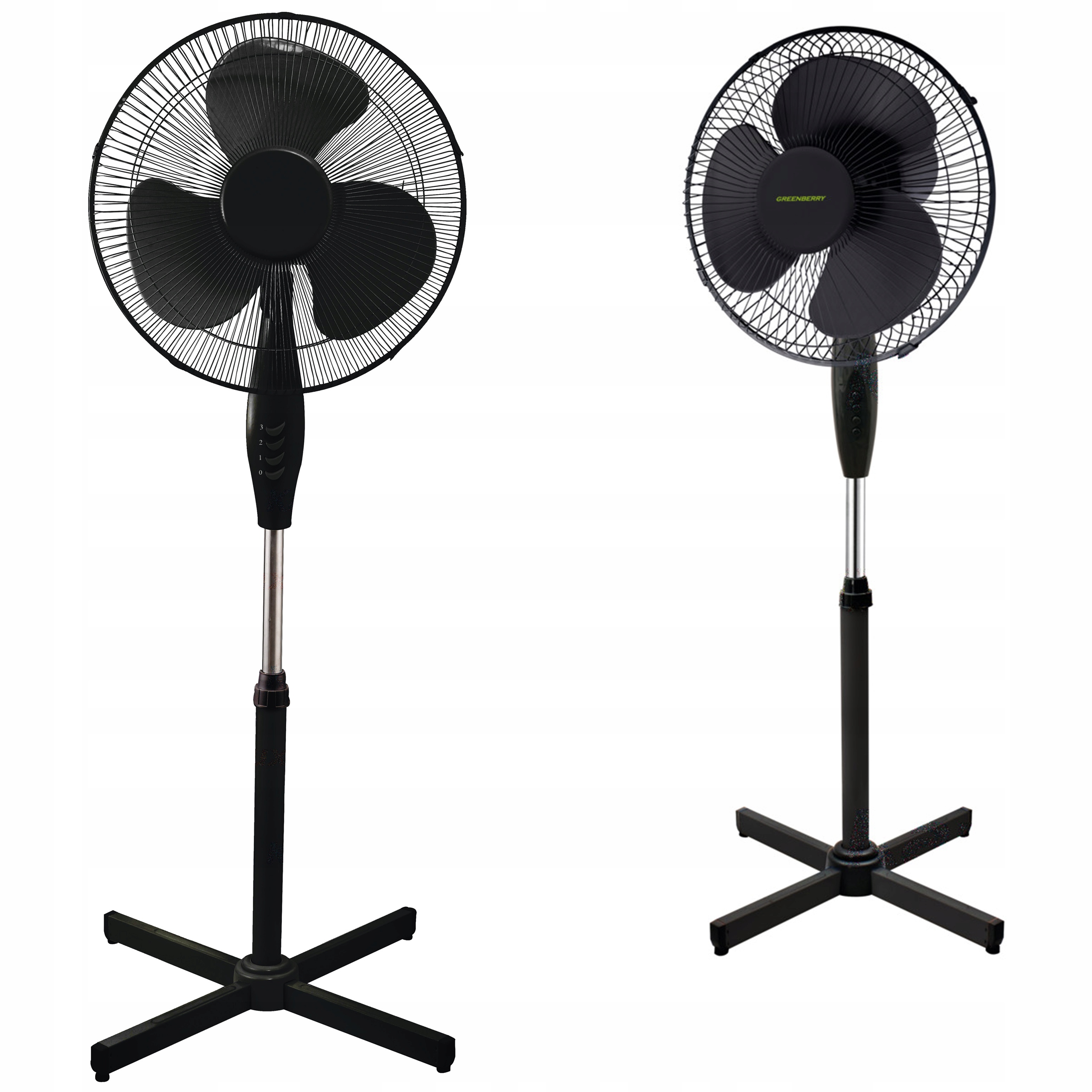 

Wentylator wiatrak podłogowy stojący czarny 40W