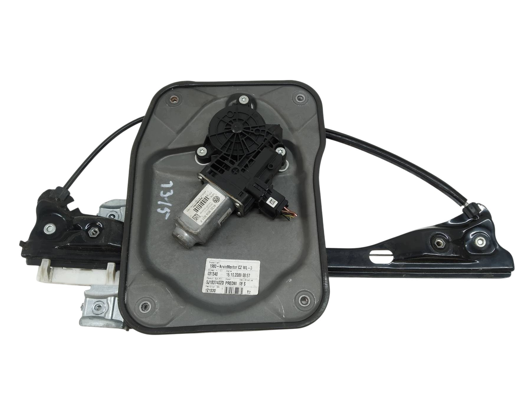 mechanism windows right front 5J1837402D Skoda Fabia II (2007-2014)