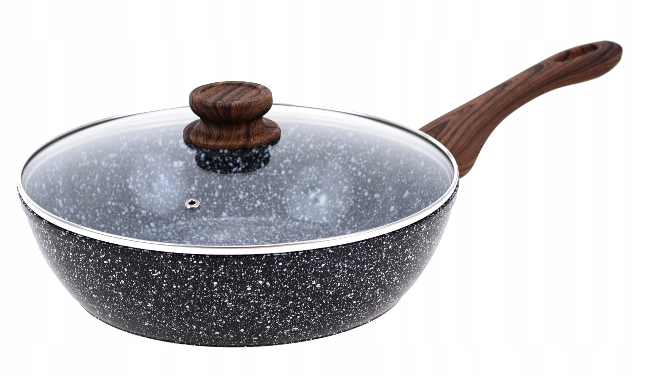 

Głęboka Patelnia Marmurowa 28cm Wok Indukcja Gaz