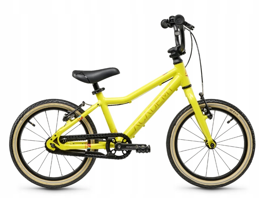 Lekki rowerek Academy Grade 3 16 żółty