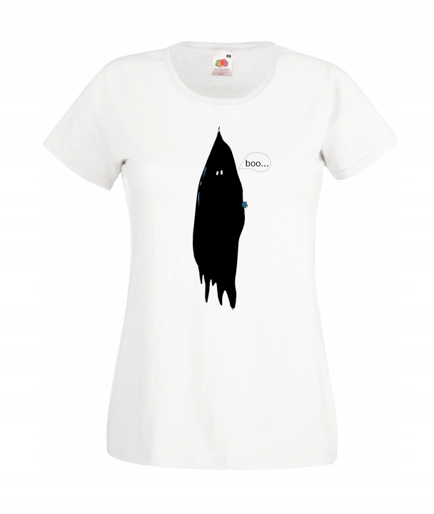 

XXL Koszulka Damska Duch Ghost Boo Śmieszne Wzór