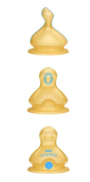 NUK LAHVIČKA S INDIKÁTOREM teploty 240 ml 0-6 m FIRST CHOICE+ DUDLÍK Barva vícebarevná