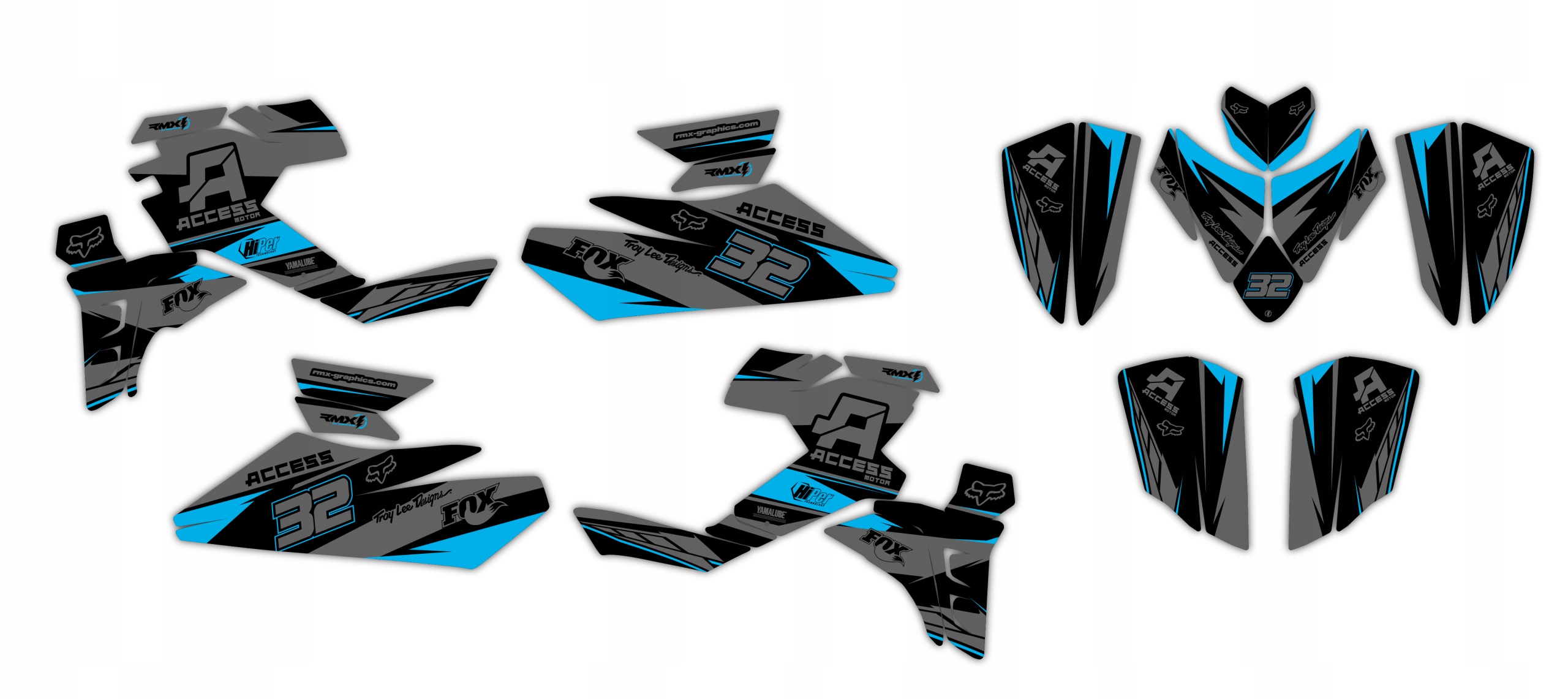 Dýha Nálepky štvorkolka Lucky Star Access Triton