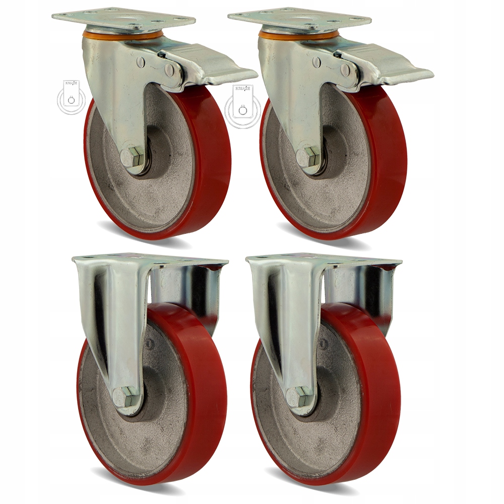 23HZPU125K2 Kolo fi125 vozík regál komplet 4 ks