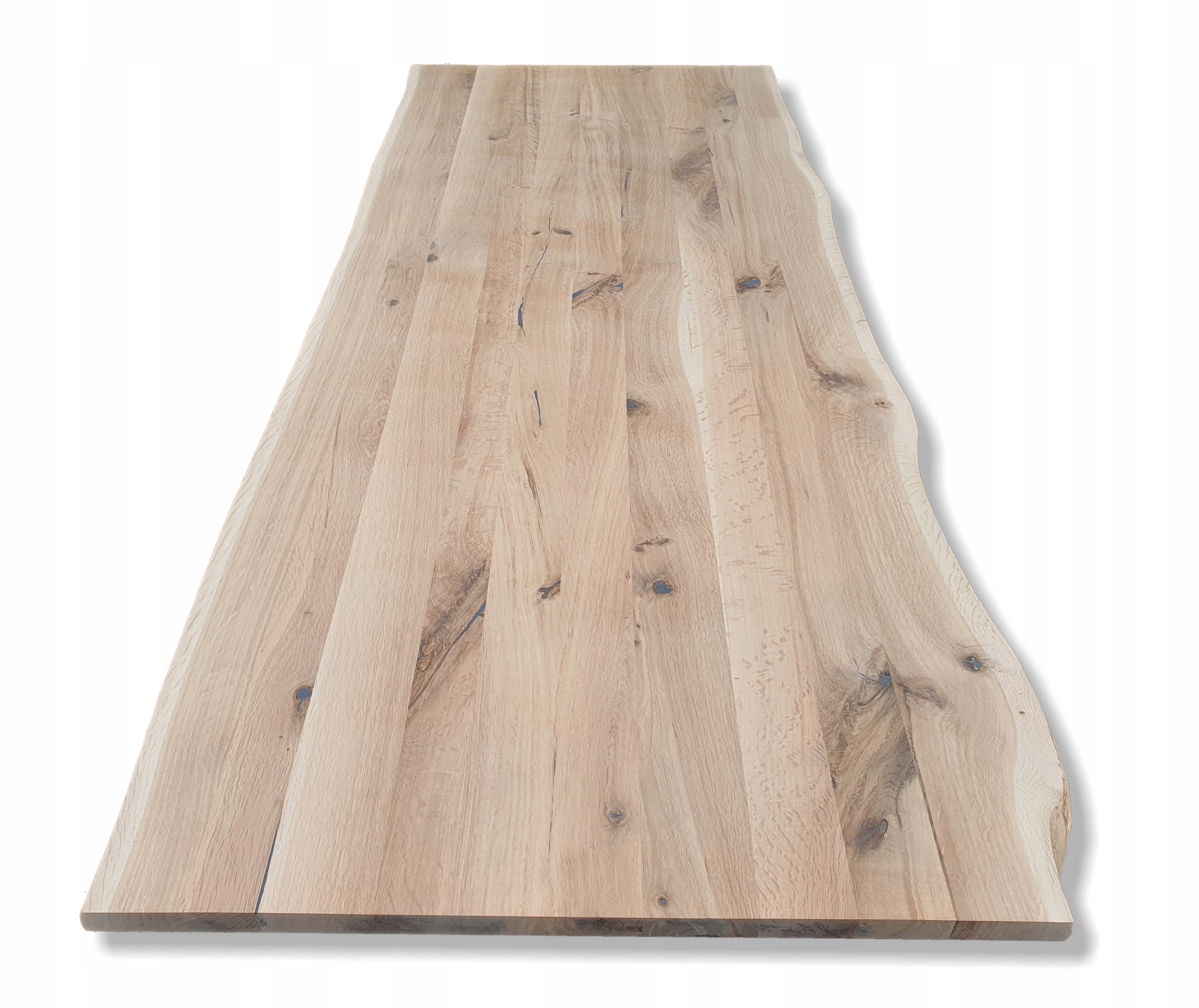 BLAT DĘBOWY RUSTIC, KRAWĘDŹ OFLIS, 180X90CM Głębokość mebla 90 cm