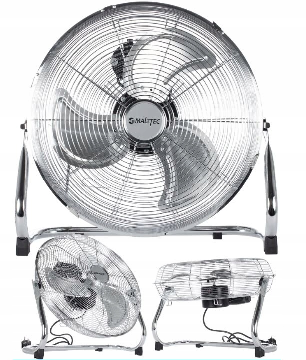 Podlahový ventilátor Cirkulátor kovový W-OC150Wt stříbrný