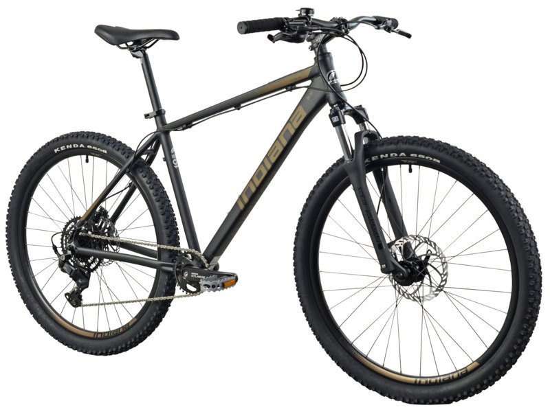 Rower górski Mtb Indiana X-Pulser 3.7 M21 27.5 cala męski Czarno-brązowy