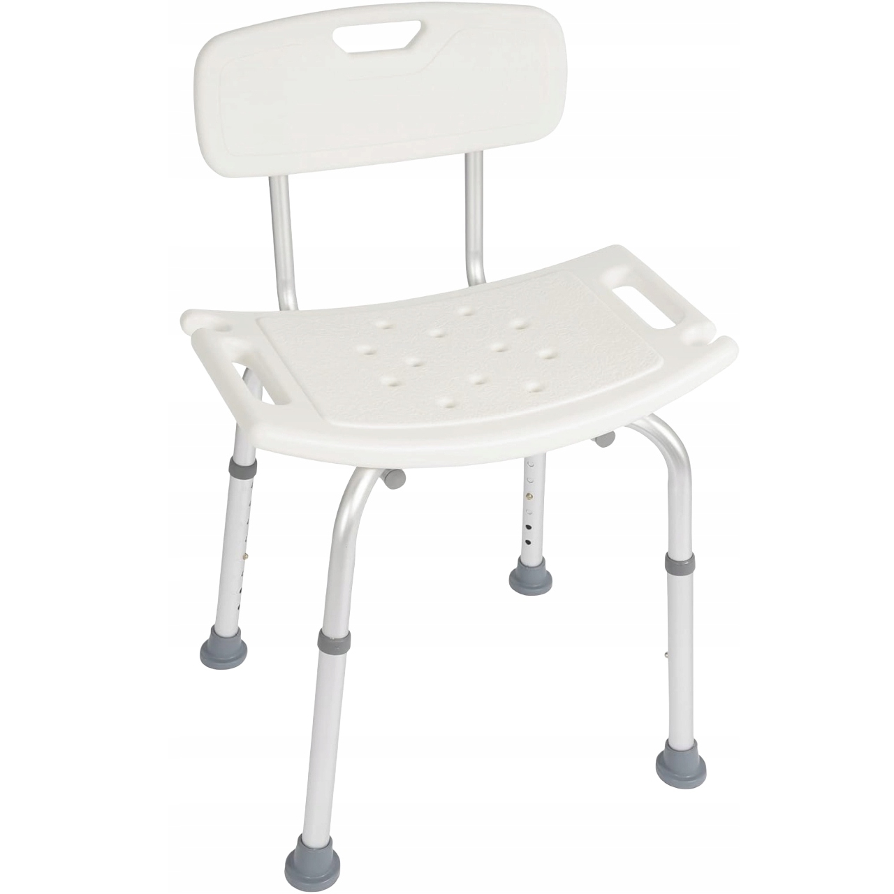 Krzesło Prysznicowe Dla Niepełnosprawnych Seniora Taboret Z Oparciem Stołek
