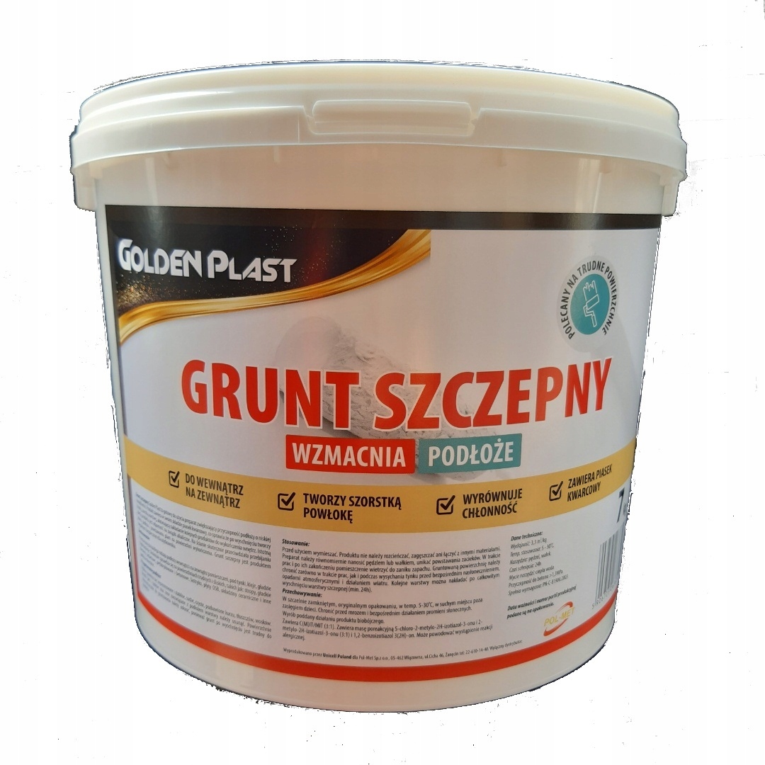 

Grunt Szczepny Wzmacnia Trudne Podłoża *1,5 Kg*