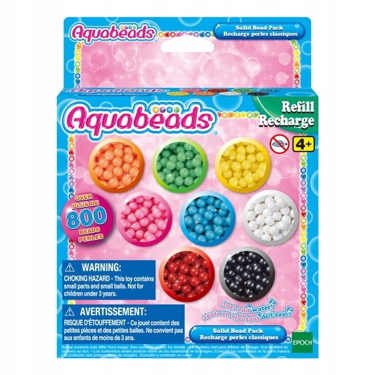 

Aquabeads, Zestaw uzupełniający Lite koraliki