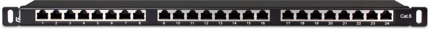 Patch Panel Ftp CAT.6 24 Porty 0.5U PGF-6FTP24-B8 Getfort