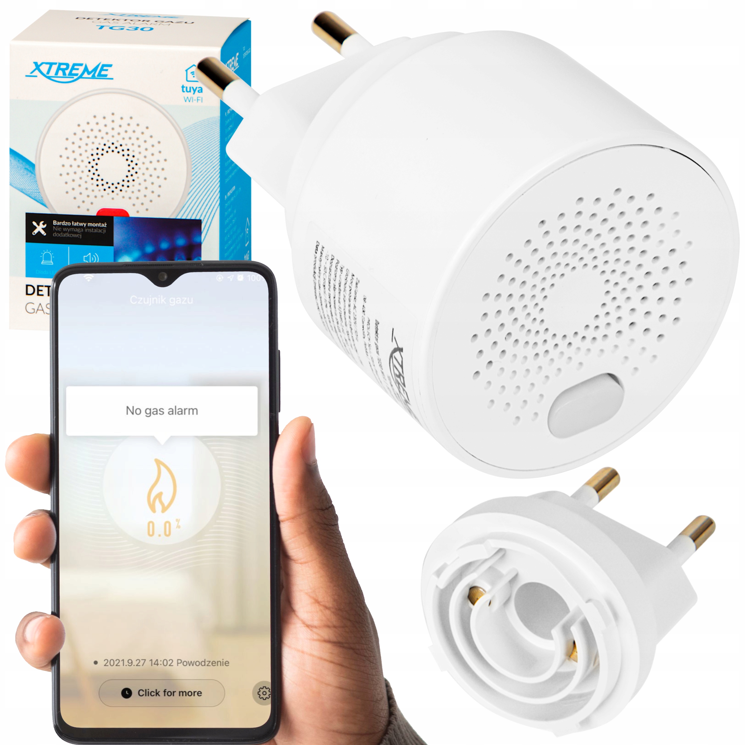 

Czujnik gazu detektor gaz palny smart Tuya Wifi