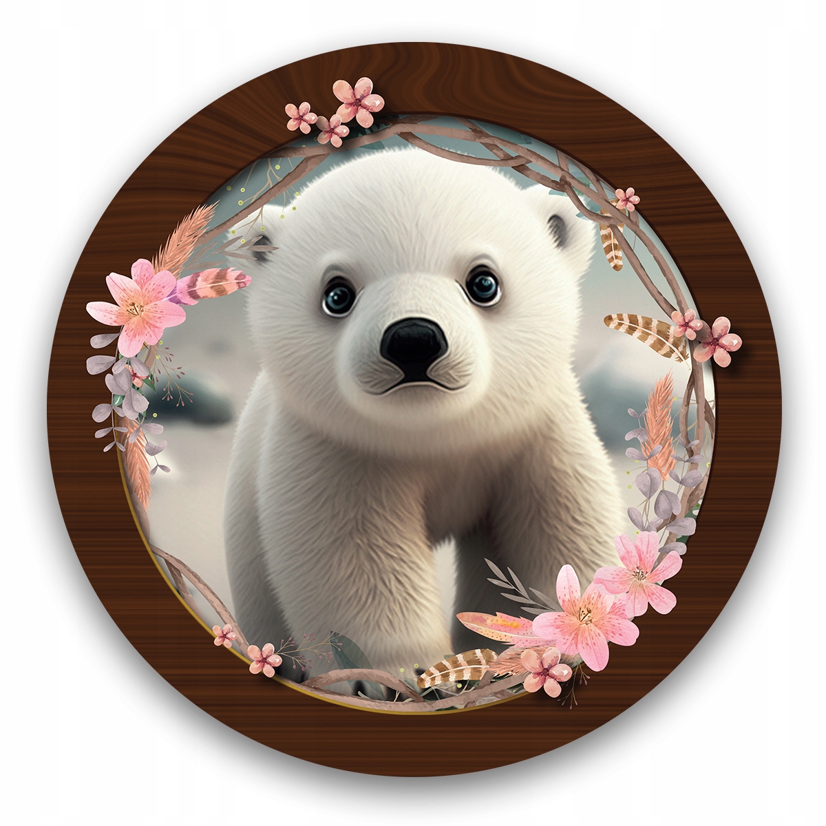 Puzzle drewniane Miś | Bear | 40 elementów | XL Marka WOOD YOU DO