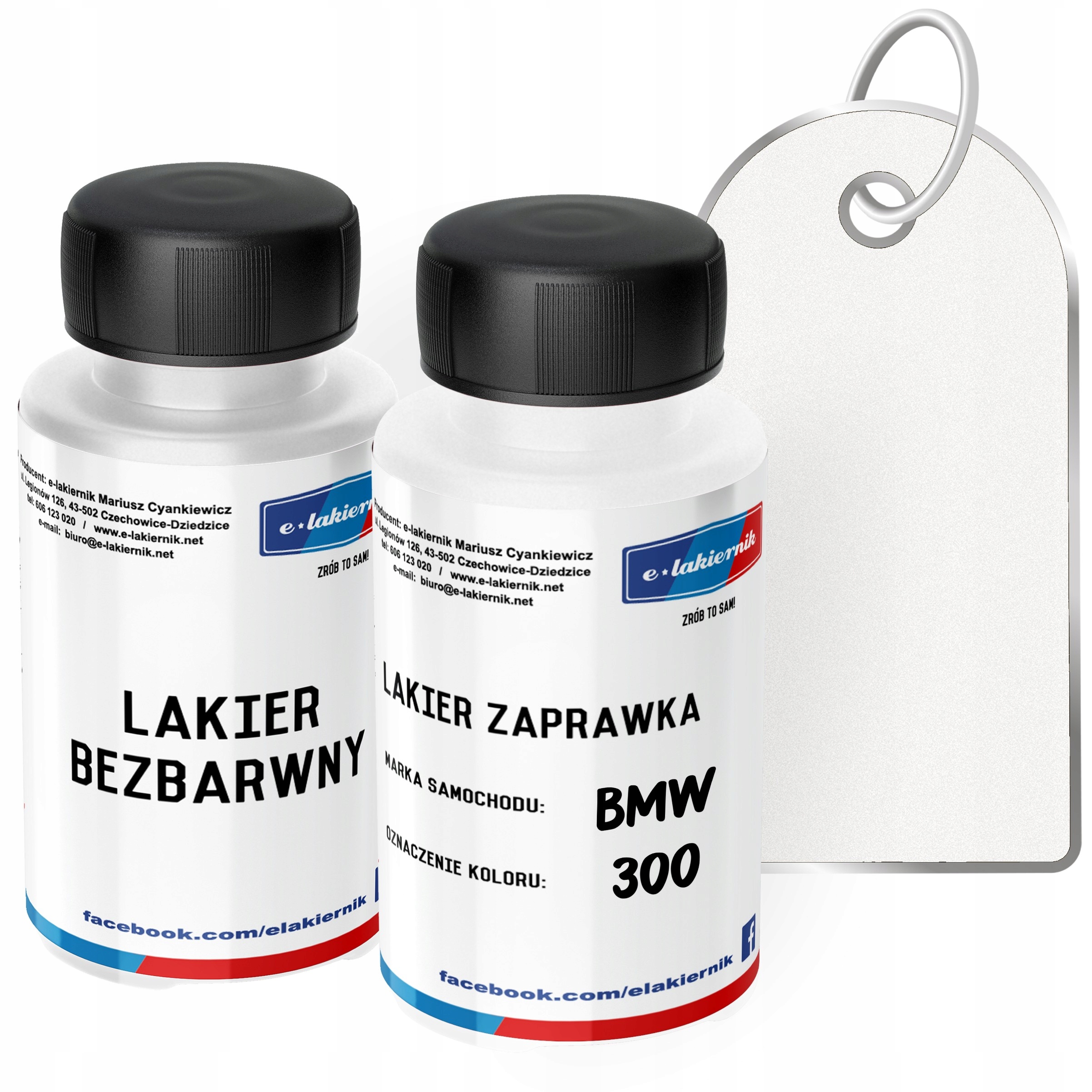 

e-lakiernik Lakier Zaprawka Bezbarwny Bmw 300