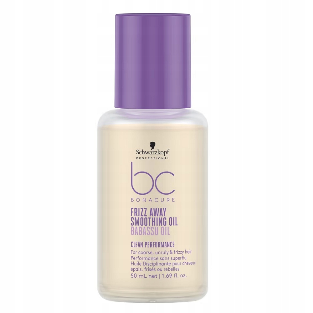 Schwarzkopf Bc Bonacure Frizz Away vyhlazující olej pro krepaté vlasy