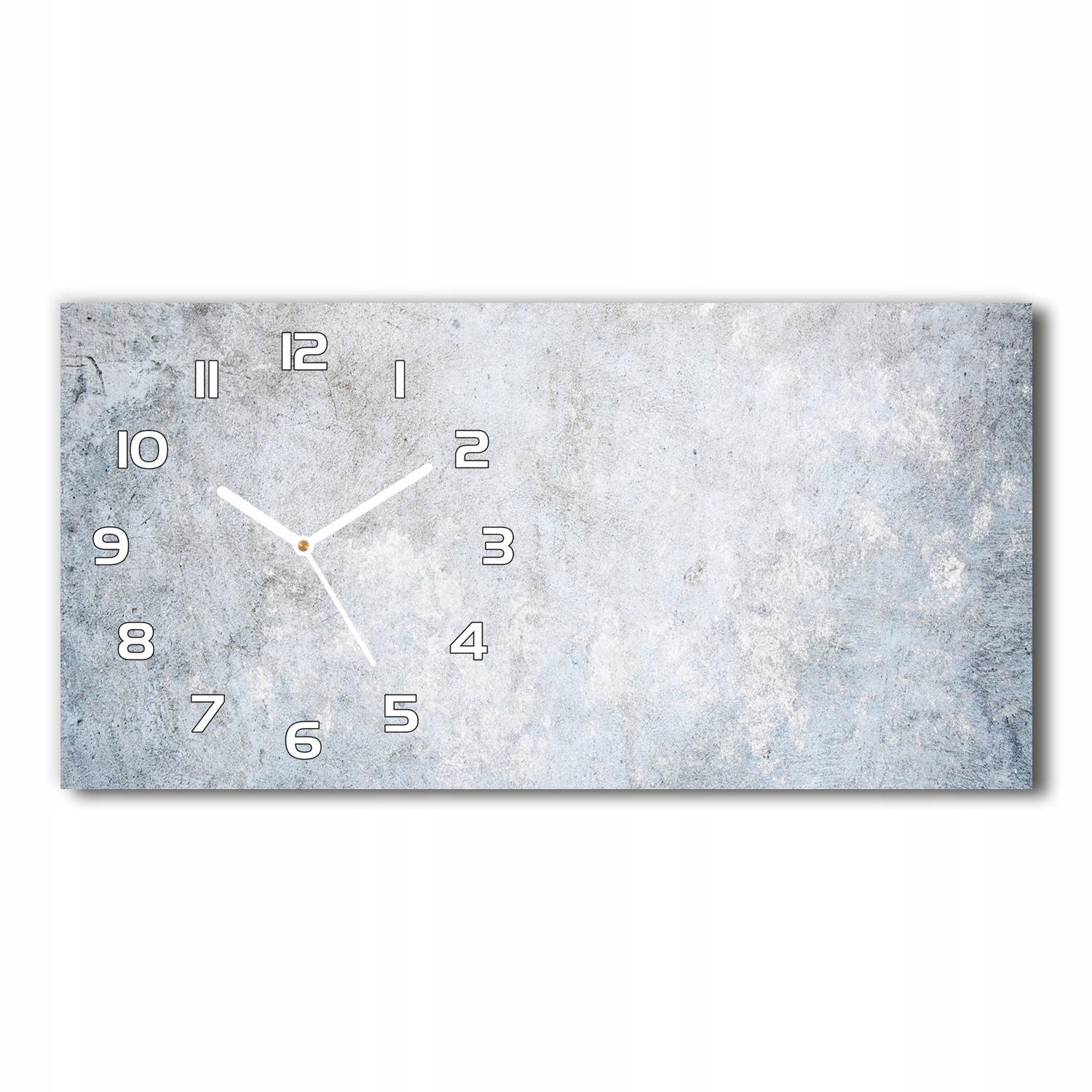 

Zegar ścienny szklany cichy Betonowe tło 60x30 cm