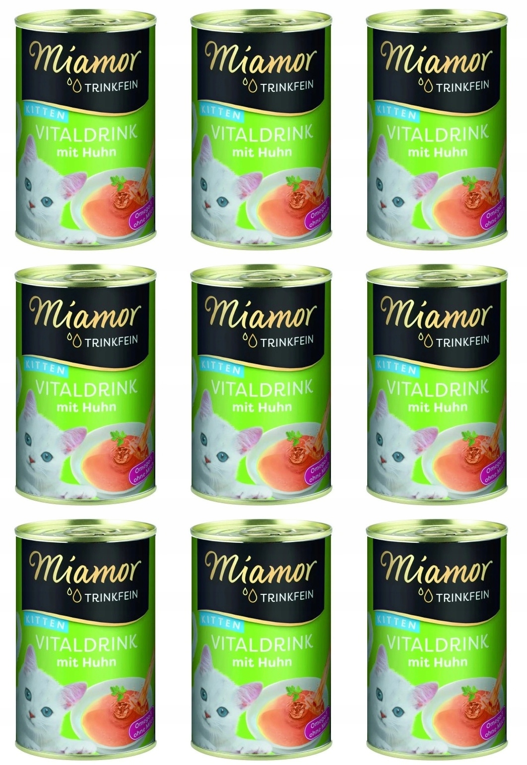 Miamor Vlhké krmivo pro koťata s kuřecím masem 135 g, 9 ks