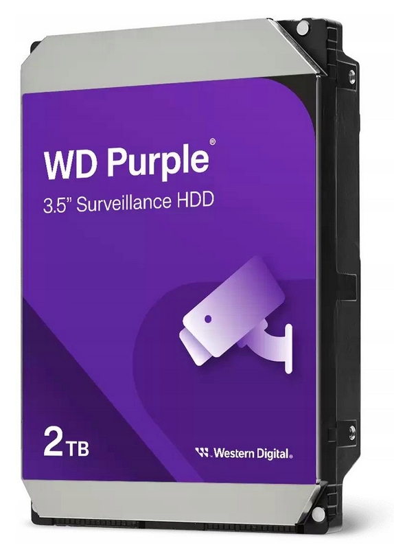 Pevný disk Wd Purple 2TB pre prácu 24/7 2000Gb WD23PURZ