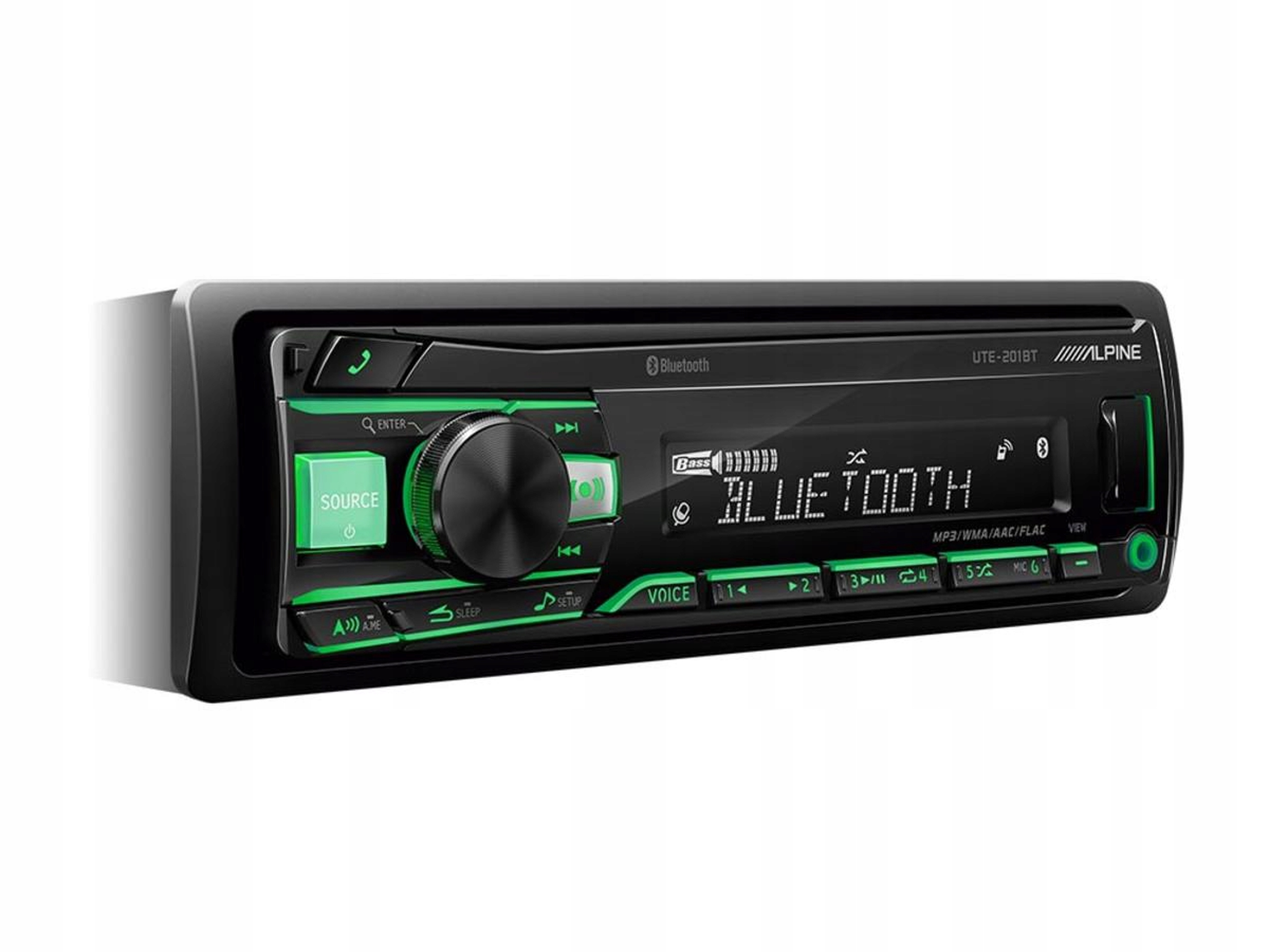 Radio Alpine UTE-201BT bluetooth Usb Aux Bt-Zdjęcie-0