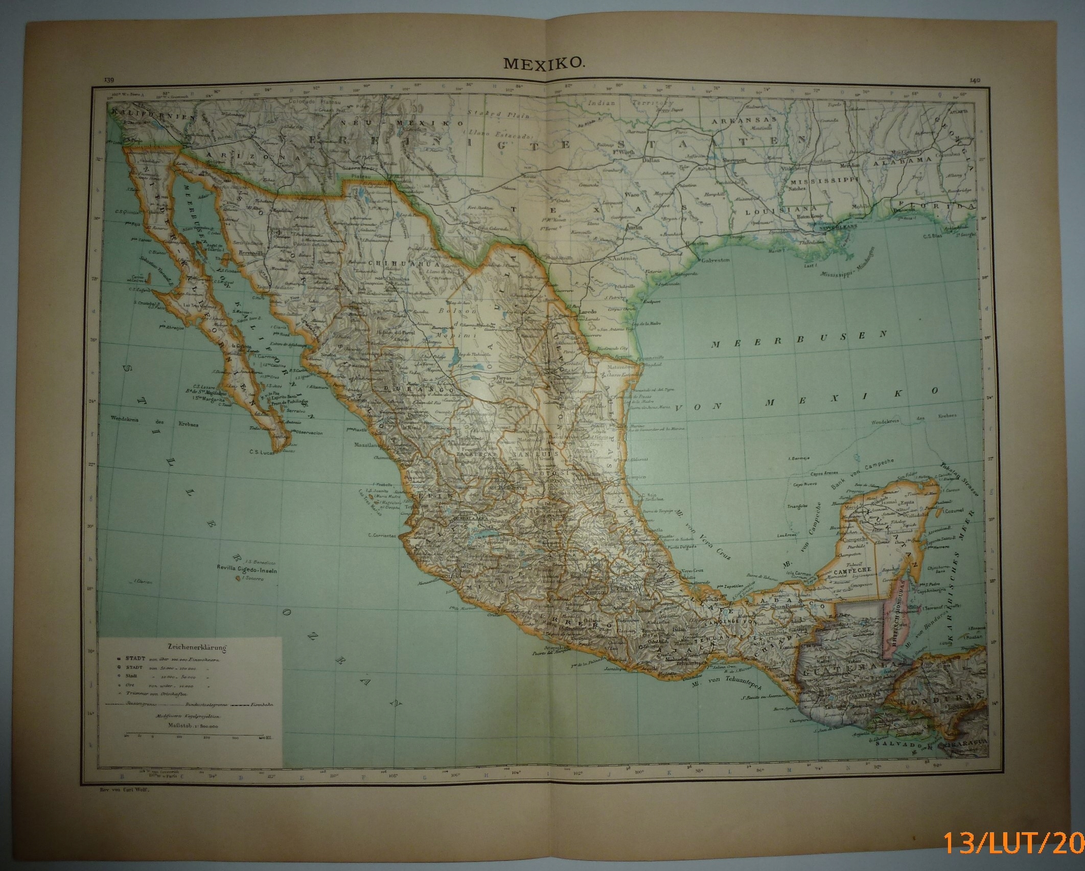 MEKSYKA 1900 Spamers Hand-Atlas