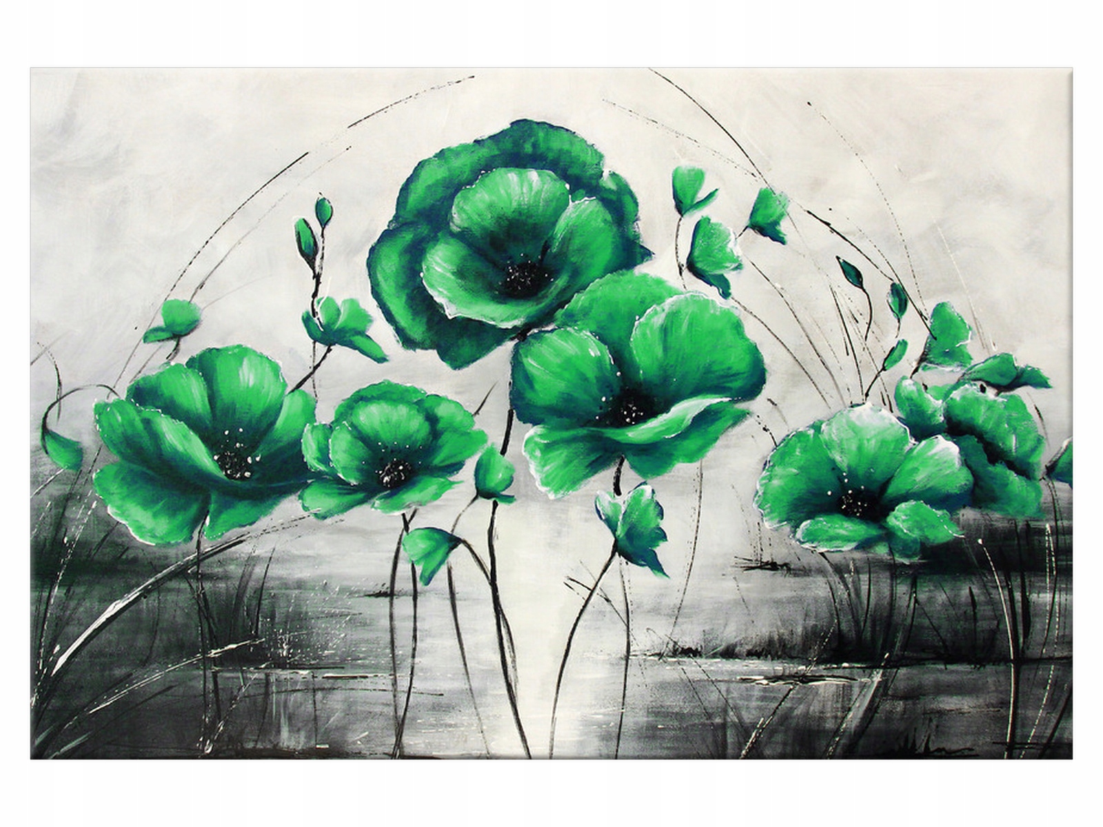 

Obraz Limonkowe maki 60x40 Reprodukcje malarstwa