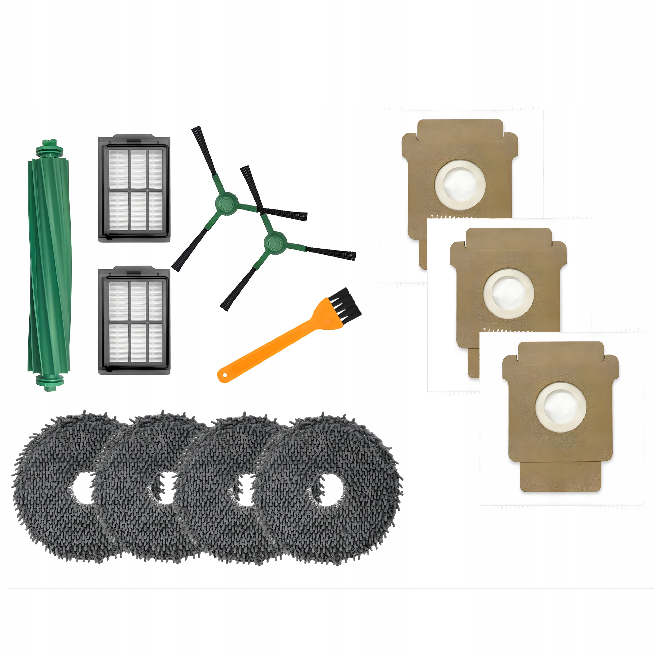Zestaw Filtry Szczotki Mopy Worki do iRobot Roomba 405 Combo 505 Combo Plus