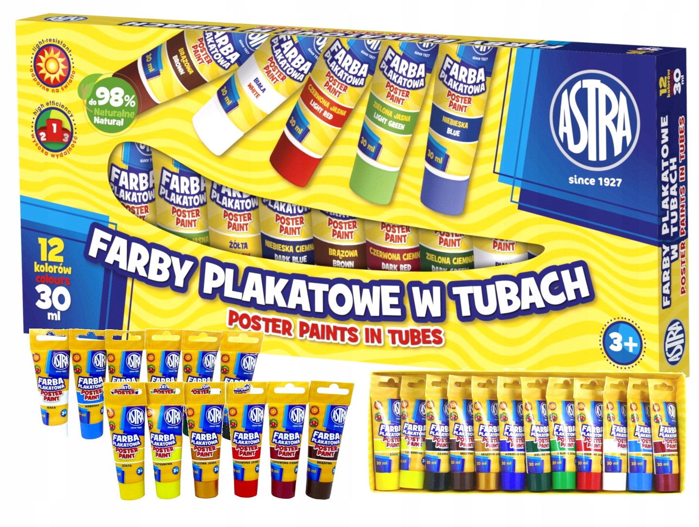

Astra Farby plakatowe w tubkach 30 ml