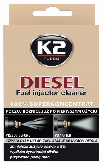

Dodatek do oleju napędowego K2 Diesel 50ml T312