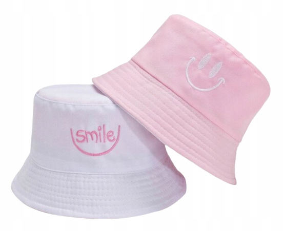 

Kapelusz Rybacki Bucket Hat Smile Dwustronny 2w1