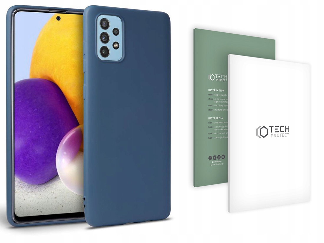 

Silikonowe Etui Case Obudowa Slim Do - Galaxy A72