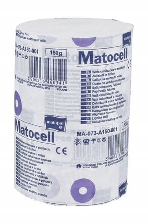 

Lignina, wata celulozowa w zwoju 150g rolka