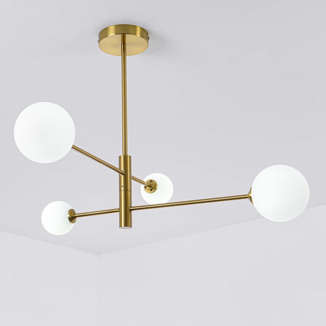 Lampa wisząca Lampa sufitowa Żyrandol Dorado złota Light Prestige LP-002/4P