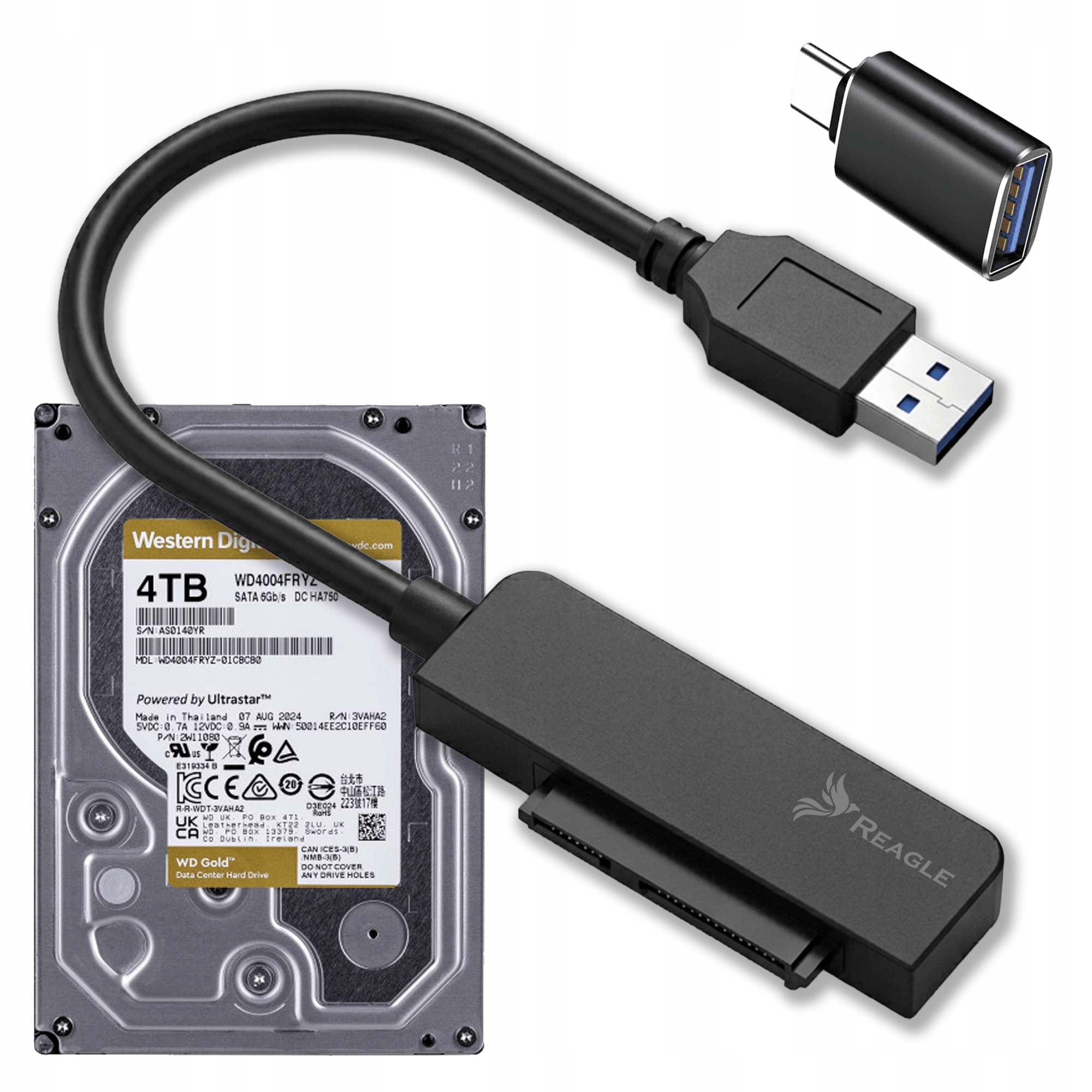 ADAPTER SATA USB SSD HDD 2,5