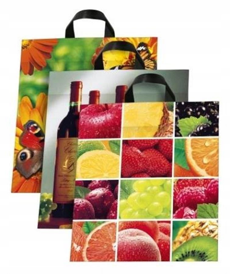 Trwała Reklamówka z Uchem 470x430 mm - 51 Mikronów | Fabryka Puzzli