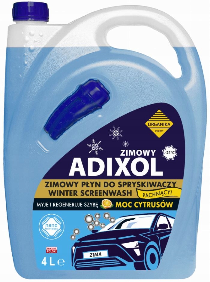 

Adixol Zimowy Płyn Do Spryskiwaczy Cytrus -21°C 4L