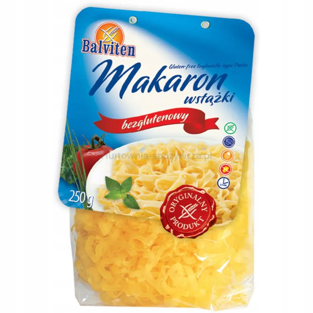Levně Balviten Široké Těstoviny Nudle 250 g.