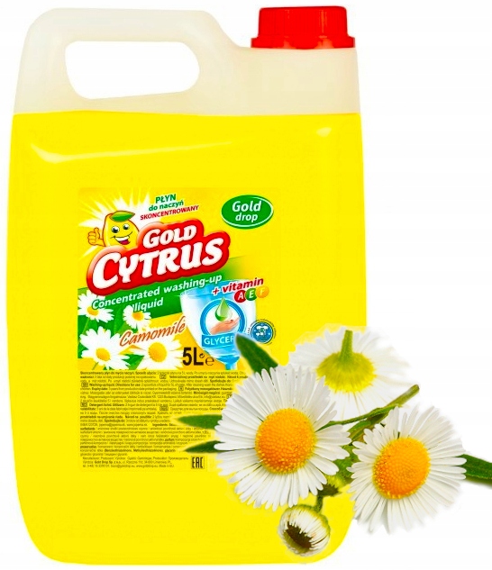 

Płyn do mycia naczyń Gold Drop Cytrus Rumiankowy 5