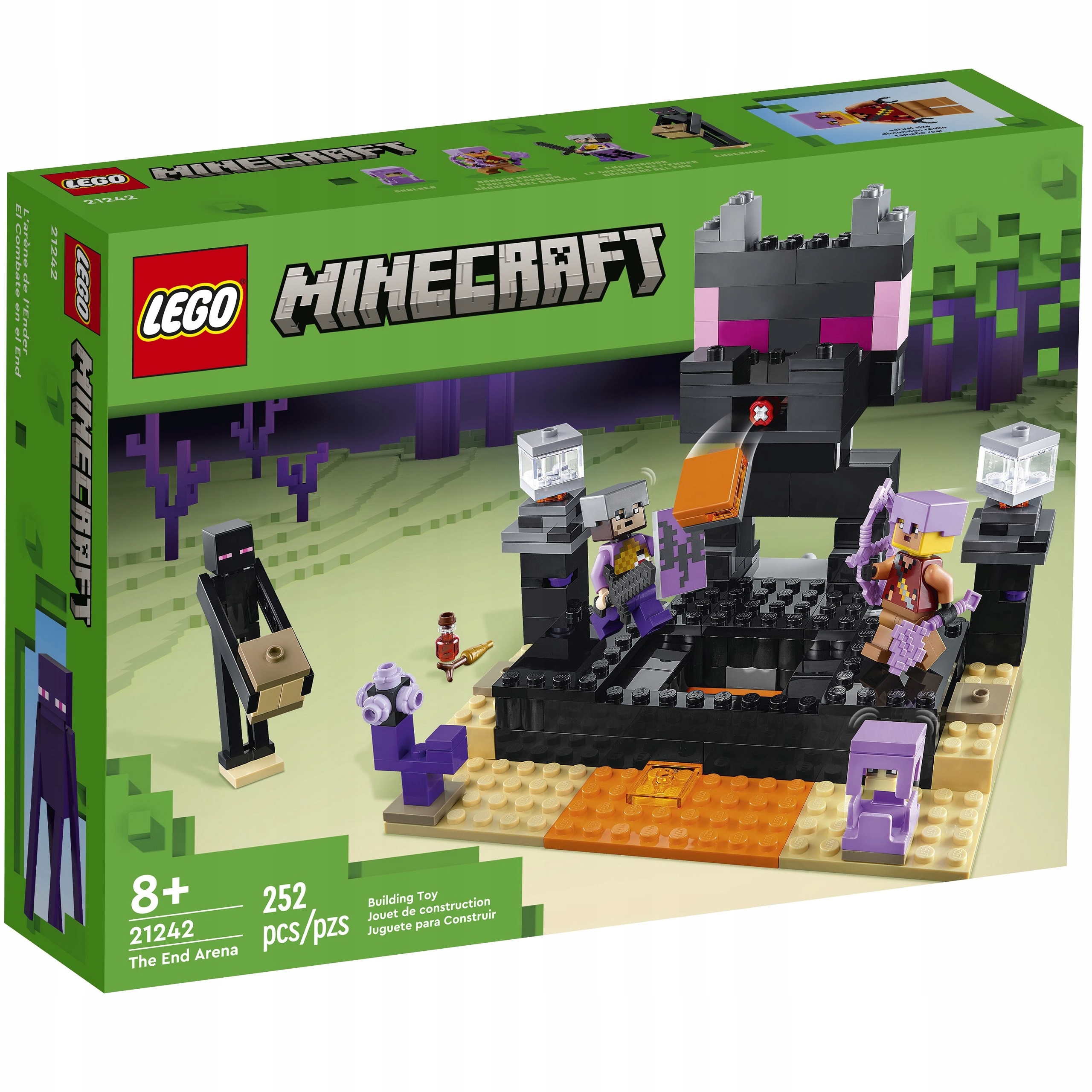 

Lego Minecraft Enderman Smok Arena Endu 21242