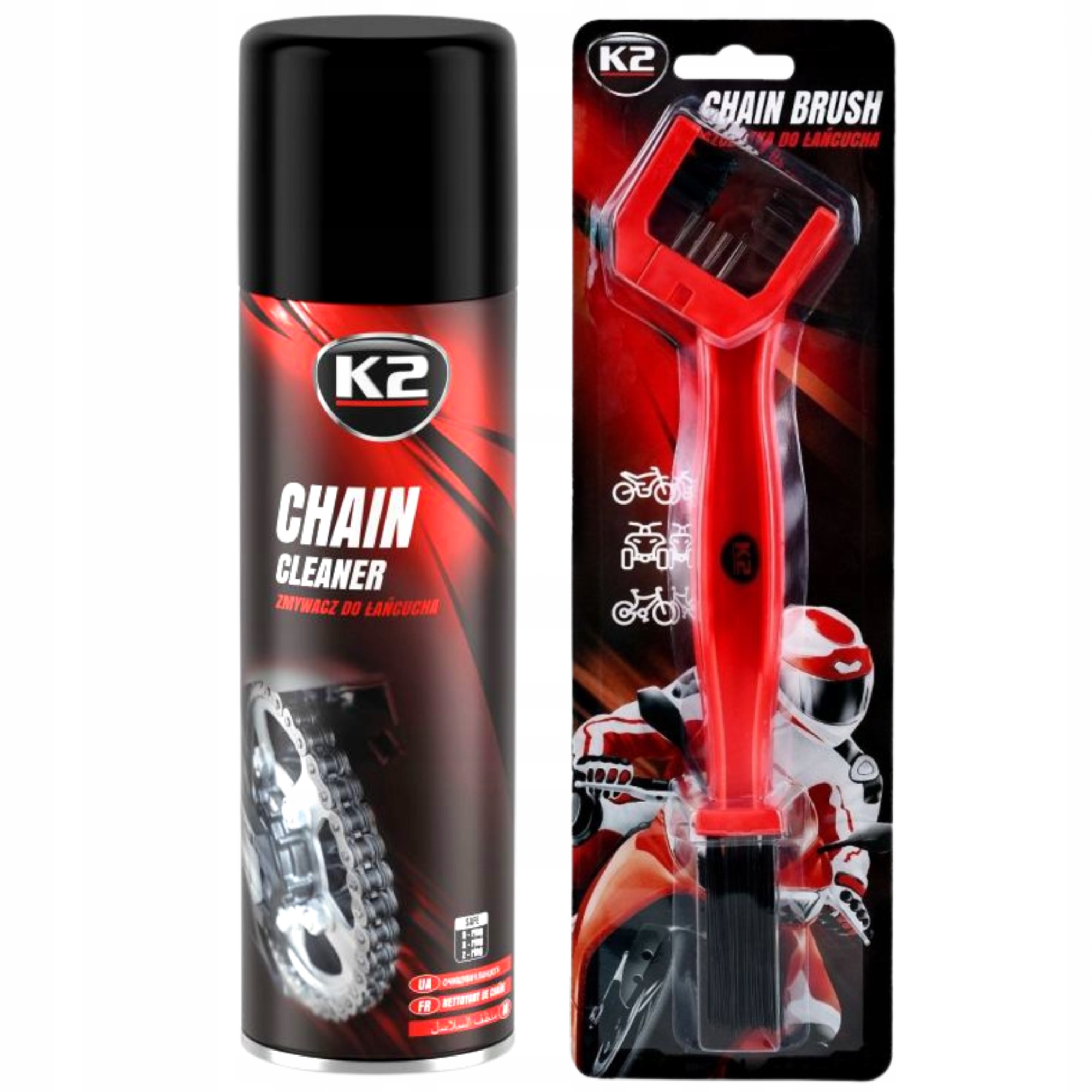 K2 ZESTAW DO CZYSZCZENIA ŁAŃCUCHA