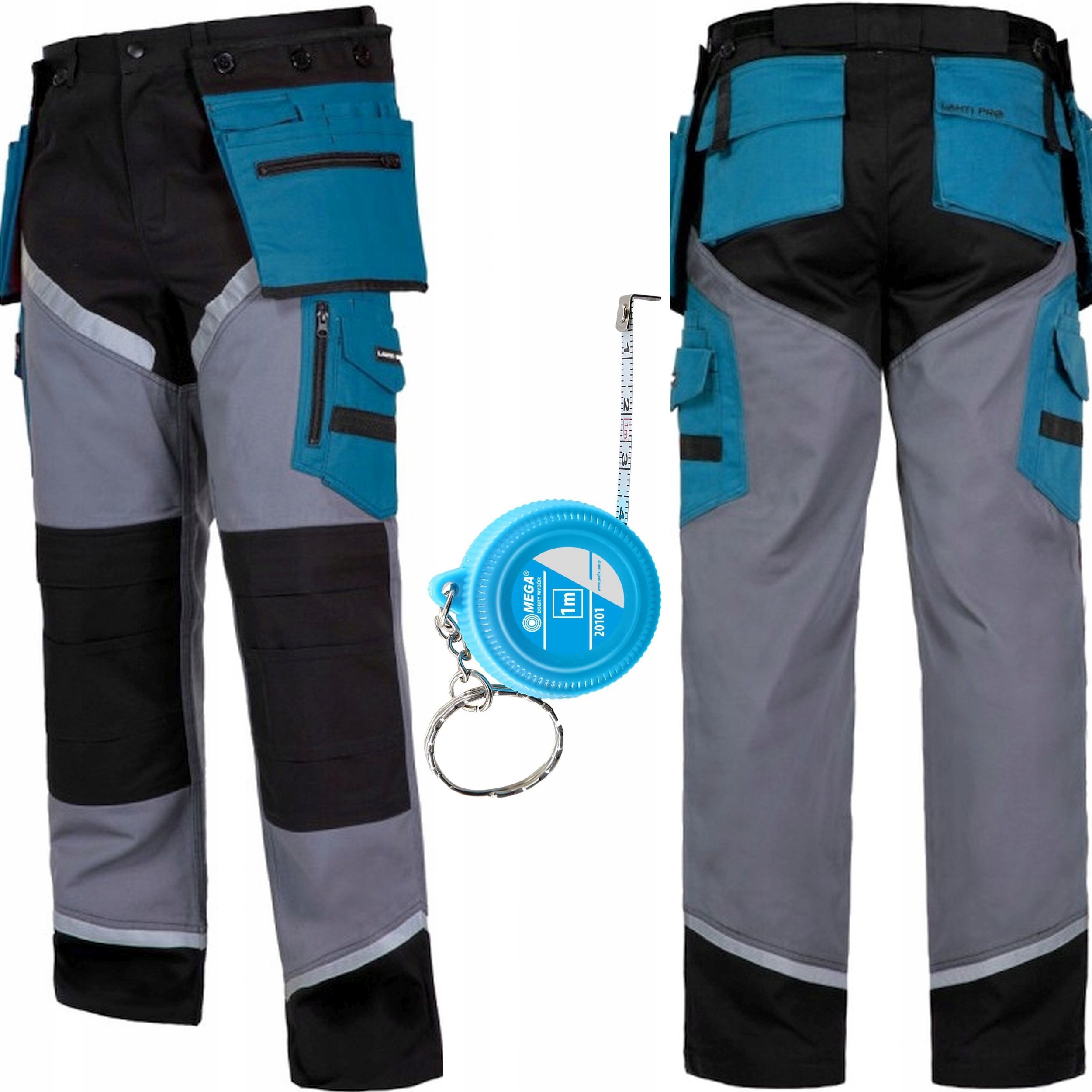 Lahti Pro Spodnie robocze do pasa odblaskowe L405020 r. L