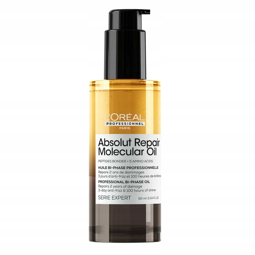 Loreal Molecular Absolut Repair Oil dwufazowy olejek z peptydami b/s 90ml