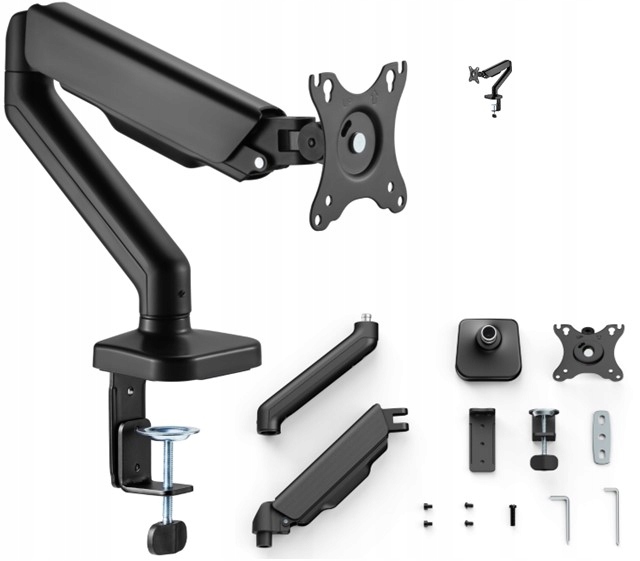 Nastavitelný držák stojanu na rameno monitoru k psacímu stolu pro monitor Aoc Q27P3CW