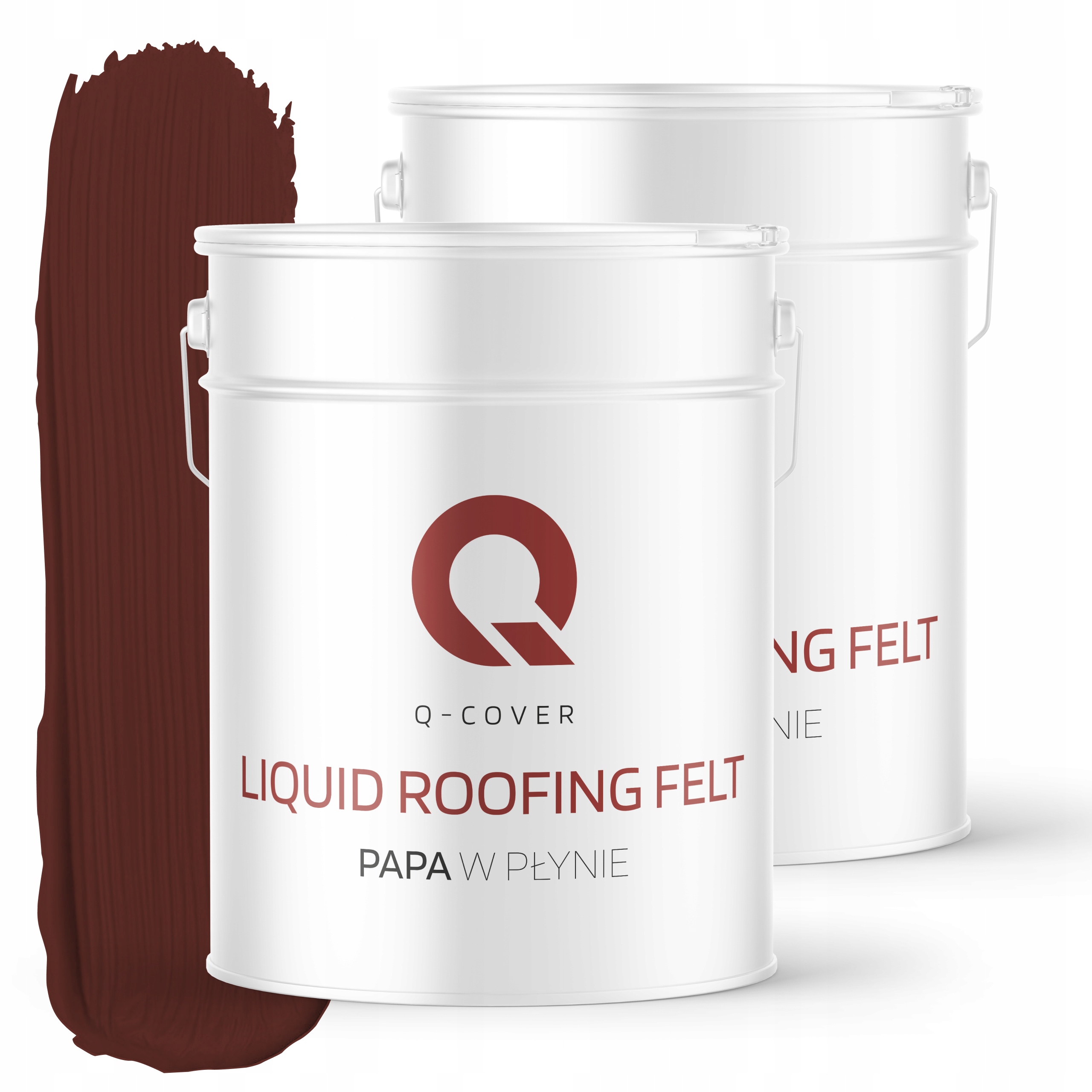 Tekutá Papa 13 Kg, Mrazuvzdorný Tesniaci Materiál, Vodeodolná Farba, Čerešňová Farba