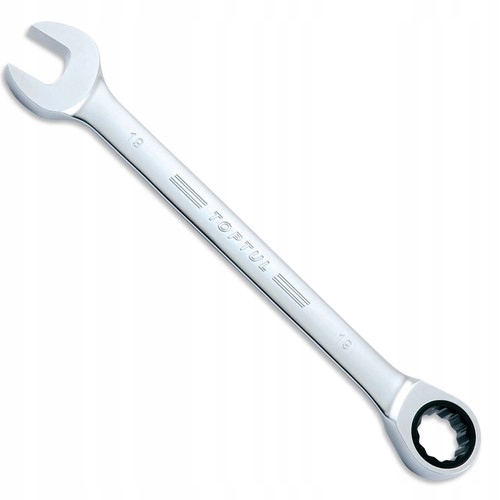 Klucz Płasko-oczkowy 13 MM Z Grzechotką Cr-v Solidny Toptul