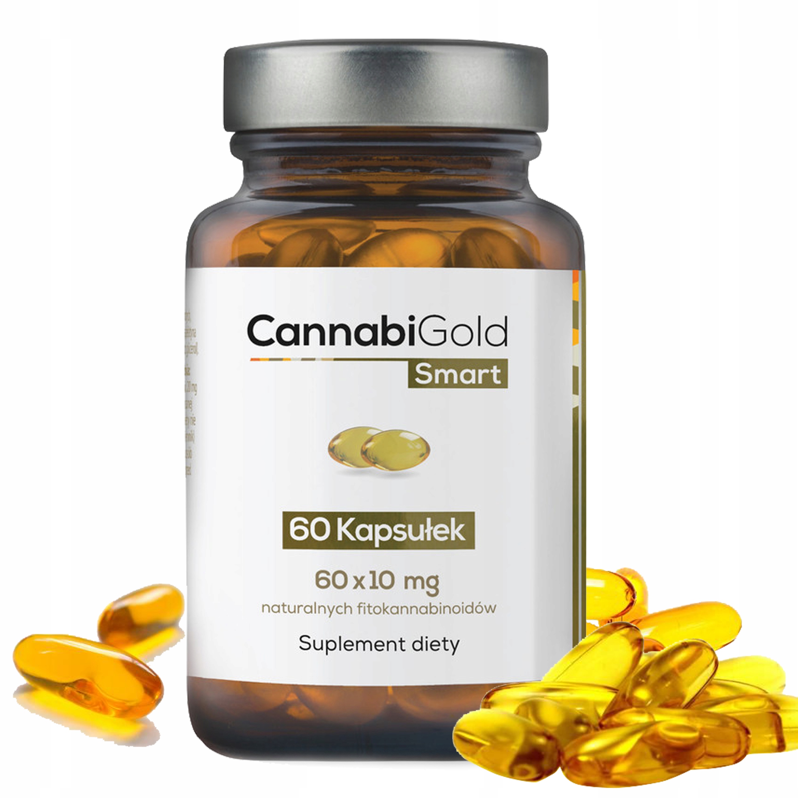 

Cannabi Gold Cbd 60kap 10mg Smart Olejek Kapsułki