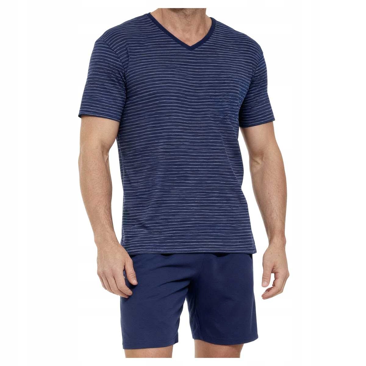 Cornette Pánské pyžamo bavlna s krátkým rukávem, šortky Various 330/50 3XL